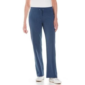 NWOT Coolibar Pants Windley Beach Blue Bamboo Sun Protection Pull On UPF 50+